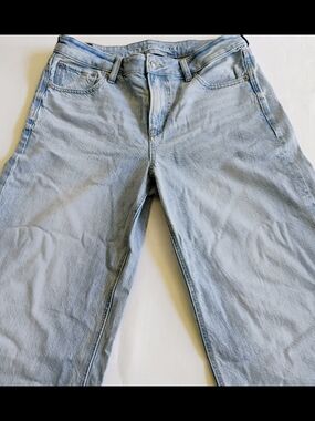 Size 8-Short American Eagle Low Rise Baggy Wide-leg